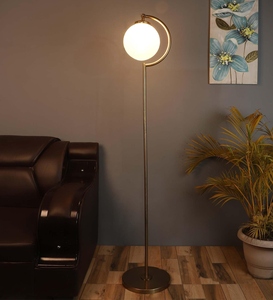 Lampe de sol de club de luxe avec abat-jour transparent en métal et tissu, base en fer, OEM ODM, faible MOQ, prix d'usine, vente en gros, approvisionnement en vrac - Product Image 6