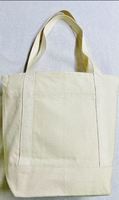 Sac fourre-tout en toile de coton réutilisable, sac de courses écologique avec grande capacité de rangement