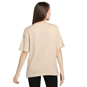 T-shirt respirant en jersey de coton à manches courtes pour femme, coupe régulière, motif graphique, idéal pour la course, le yoga et le fitness en extérieur (vente en gros) - Product Image 4