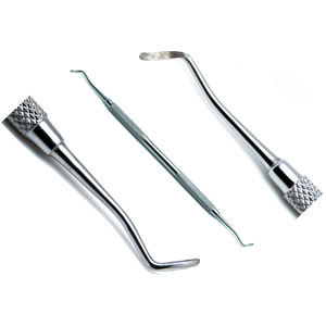 Professional Premium Dental Spoon Excavator 1mm Double Ended Stainless Steel Restorative Surgical Instrument - Product Image 1