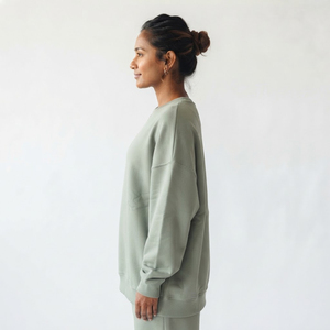 Sweat-shirts amples pour femmes, décontractés, 100% polyester polaire, manches longues, épaules tombantes, vêtements d'hiver, streetwear, sweat-shirts oversize pour femmes - Product Image 3