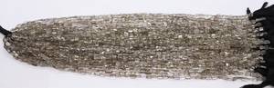 Natural Smoky Quartz Smooth Chicklet Shape Beads 4x6 MM Quartz Gemstone Beads 12 Inch Smoky Quartz For Jewelry Making Supplies - Product Image 3