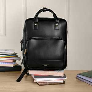 Mochila Clásica Multifuncional Antirrobo Oxford de ZOLO LEATHERS, Estilo Profesional, Negra, Práctica Bolsa de Viaje - Product Image 4