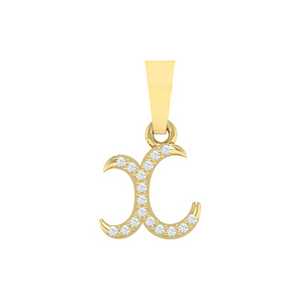925 <b>Silver</b> Lab Grown Diamond Alphabet Pendant <b>Initial</b> X Design <b>Necklace</b> Charm for Women Girls Birthday Anniversary Gift - Product Image 5