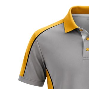 Camiseta Deportiva de Cricket Gris y Amarilla para Hombre, Manga Corta, Uniforme para Partido, Ropa Deportiva, Ropa de Entrenamiento de Cricket para Exteriores - Product Image 4