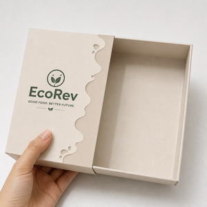 Caja de Papel Biodegradable y Ecológica Personalizada para Alimentos, con Separador para Ensaladas, Sándwiches, Papas Fritas, Hot Dogs y Comida para Llevar - Product Image 2