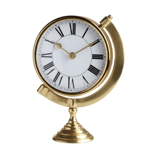 Luxury Antique <b>Desk</b> Table <b>Clock</b> Decorative Metal Roman Numeral Analog Tabletop <b>Clock</b> Vintage <b>Desk</b> <b>Clock</b> for Living Room Home - Product Image 5