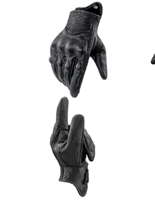 Nouveaux Gants de Moto Personnalisés Haut de Gamme pour Hommes – Respirants, Imperméables, avec Fermeture Éclair, en Cuir Véritable, pour Sports de Plein Air - Product Image 2