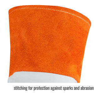 Guantes de Soldadura TIG de Alta Calidad, Hechos con Piel de Cabra y Piel de Vacuno, Equipo de Seguridad Industrial, Guantes de Seguridad para Trabajo - Product Image 3
