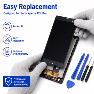 Repuesto de Pantalla Táctil LCD TFT de Alta Definición para Xperia T2 Ultra - Product Image 6