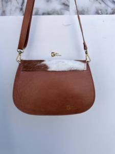 Bolso de Hombro Cruzado de Piel de Vacuno Auténtica con Pelo, Elegante y de Moda, Superventas para Mujer - Product Image 3