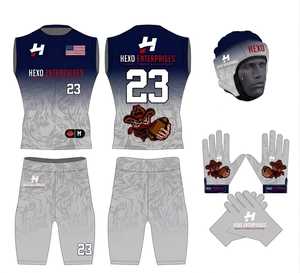 Uniforme Personalizado 7v7 para Fútbol Americano, Uniformes de Compresión para Jóvenes, Uniforme sin Mangas 7V7 2026 - Product Image 4
