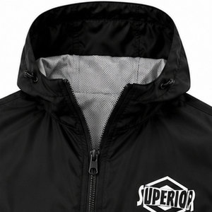Chaqueta Cortavientos de Alto Rendimiento para Hombre, Impermeable, Transpirable, Ligera, para Deportes al Aire Libre, Senderismo, Correr, Proveedor OEM Personalizado - Product Image 3