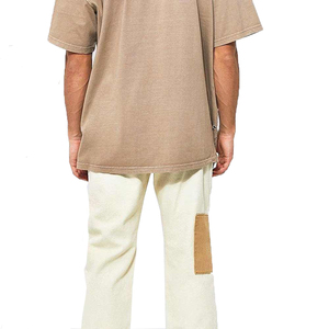 เสื้อยืดผู้ชายไซส์ใหญ่ ปรับแต่งได้ ลายขาดๆ ผ้าฝ้าย 100% เนื้อหนา ใส่สบาย โลโก้ด้านหน้า ระบายอากาศได้ดี คุณภาพเยี่ยม - Product Image 5