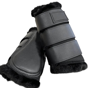<b>Equestrian</b> Horse Riding Leg Protection Boots Impact Absorbing Breathable Denim Customizable Brand - Product Image 3