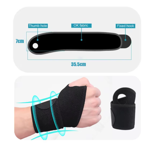 1 unidad de muñequera ajustable para túnel carpiano, soporte de muñeca deportivo para alivio del dolor de tendinitis y artritis, vendaje envolvente para muñeca - Product Image 5