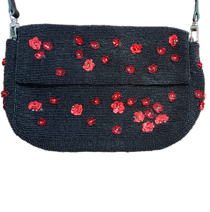 Best Selling Women Cotton Hand <b>Beaded</b> Shoulder Bag with Zipper Closure Handmade Fashion <b>Handbag</b> Available for Bulk Quantity - Product Image 4