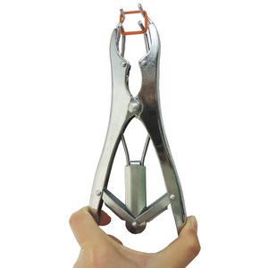 Pince de castration en acier inoxydable pour moutons et 100 anneaux de castration en caoutchouc pour animaux de ferme - Product Image 3