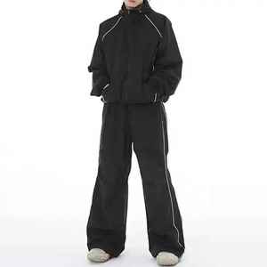 Chaqueta Cortavientos Unisex de Color Sólido, Deportiva, Ecológica, para Invierno, de Alta Calidad, 100% Poliéster, Impermeable y Ligera - Product Image 1