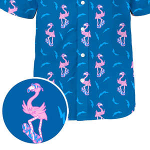 Chemises hawaïennes en flanelle pour hommes, style luxueux, anti-rides, qualité supérieure, prix raisonnable, matière durable, manches courtes - Product Image 5