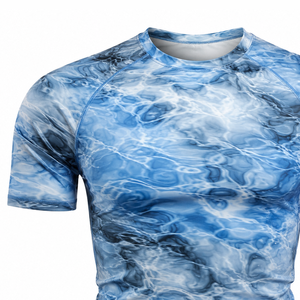 T-shirt de compression athlétique à manches courtes pour homme, séchage rapide, pour la course, la gym, l'entraînement, le fitness et les performances sportives - Product Image 5
