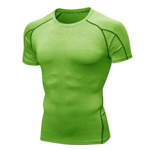 Camiseta de Gimnasio con Bordado Personalizado para Hombre, Camisetas Casuales de Fitness, Ropa Deportiva de Marca de Lujo, Tops Anti-Pilling para Entrenamiento, Proveedor - Product Image 6