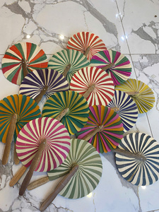 Eco Friendly Coconut Leaf <b>Hand</b> <b>Fan</b> Vietnam Handmade Natural Material Traditional Style for Cooling and Gift - Product Image 6