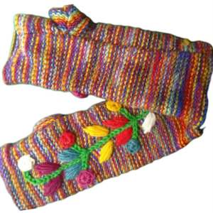 Gants et moufles d'hiver en laine avec doublure en polaire - Product Image 4