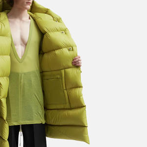 Nouveauté personnalisée hiver chaud hommes veste à capuche longue veste en nylon surdimensionné bouffant bulle veste pour hommes 2026 - Product Image 2