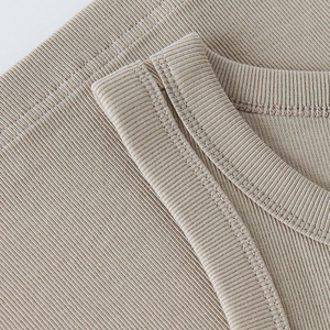 Nouveau design, débardeur côtelé sans manches pour femme, personnalisable avec logo, couleurs unies, en coton, coupe courte sexy avec logo imprimé sur le devant - Product Image 6