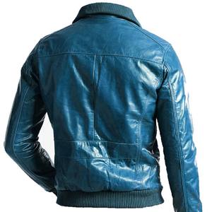 Chaqueta de Cuero para Hombre al por Mayor, Chaqueta de Cuero PU de Moda para Hombre, Chaqueta de Cuero de Alta Calidad - Product Image 2