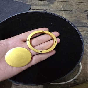 Custom Cnc Tuning Milling Machined Parts Audio <b>Speaker</b> Cover Decorative Circle Metal Mesh Grille - Product Image 2