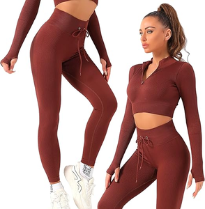 Conjuntos Deportivos Personalizados para Mujer, Ropa Deportiva sin Costuras, Conjuntos de Ropa para Chicas, Conjuntos de Gimnasio y Fitness, Conjuntos de Yoga para Mujer - Product Image 4