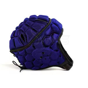 หมวกกันน็อครักบี้หนังคุณภาพสูง ขายดี ออกแบบได้ตามต้องการ สำหรับทีม ใช้งานกลางแจ้ง - Product Image 4