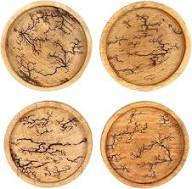 Décoration Maison & Bureau – Sous-verre en Résine et Bois d'Acacia avec Logo Personnalisé, Épaisseur 4mm, Fait Main, Écologique, Rustique, Diamètre Personnalisable, Vente en Gros - Product Image 5