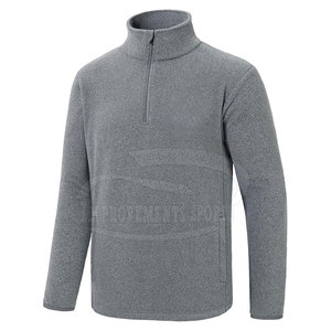 Polyester Made Latest Design <b>Pullover</b> Fleece <b>Jacket</b> Outdoor Use Solid Color <b>Pullover</b> Fleece <b>Jacket</b> - Product Image 3