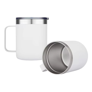 Vaso Térmico de Acero Inoxidable de 12oz/14oz con Tapa para Viajes y Camping - Product Image 3