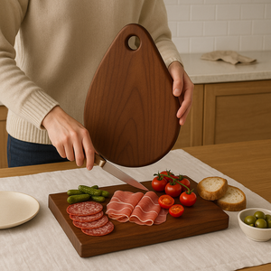 เขียงไม้อะคาเซียวอลนัทสำหรับใช้ในครัวร้านอาหาร - Product Image 6