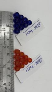 Faceted Glass <b>Beads</b> 7mm Blue <b>Red</b> Crystal Round Loose Artisan Jewelry Making Craft Components Bulk Pack Conifer Handmades - Product Image 4