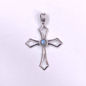Pendentifs et accessoires en labradorite naturelle et améthyste, prix de gros, prix de gros pour pendentifs fins, fournitures de bijoux - Product Image 3