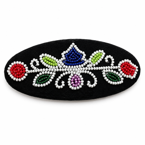 Elegant Handmade Embroidery Seed Beaded Hair <b>Clip</b> For Event Wedding Party Ethnic Hair Barrette for Women Fashionable Hair <b>Clips</b> - Product Image 5