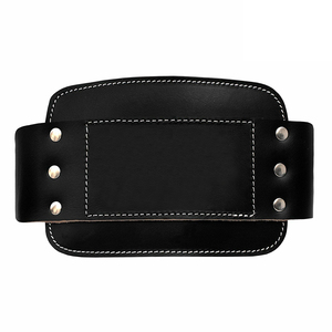 Cinturón de Cuero Genuino Profesional con Cadena Metálica Ajustable para Entrenamiento de Fuerza, Fisicoculturismo y Levantamiento de Pesas - Product Image 5