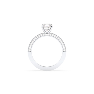 Bague de fiançailles REYES, très vendue, en moissanite 1,64 carat, en argent sterling 925 plaqué or blanc 14 carats, pour femme, bijoux fins. - Product Image 6