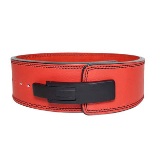 High Quality Custom Weight Lifting <b>Belt</b> Leather Power Lifting Lever Gym Training Lever <b>Belt</b> <b>Powerlifting</b> Cowhide <b>Belt</b> OEM - Product Image 4