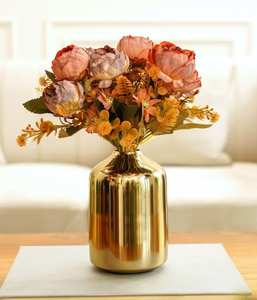 Florero Clásico de Metal Diseñado para Decoración Elegante de Mesa de Comedor y Presentación Floral en Eventos Formales - Product Image 6