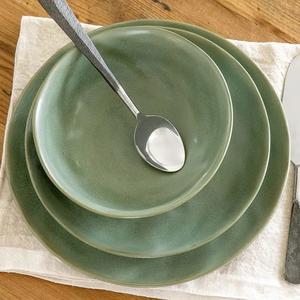 Ensemble de bols à céréales en céramique vert sauge classique, glaçure lisse, grande capacité, durable, sans danger pour les aliments, parfait pour les moments de repas en famille - Product Image 2