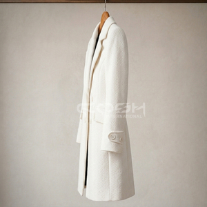 Cosh International Greek Apparel Customized <b>Women</b> Sorority White Blazer <b>Coat</b> Delta Sigma Sisterhood Elegant <b>Coat</b> - Product Image 3