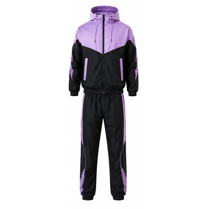 Conjunto Deportivo Cortavientos para Hombre, Chaqueta y Pantalones Ligeros de Poliéster, Ropa Deportiva para Correr y Entrenar al Aire Libre, Personalizable, Venta al Por Mayor, OEM, ODM - Product Image 1