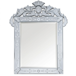 Miroir mural décoratif de style baroque vénitien de luxe |   Miroir d'appoint en verre de style antique pour salon, chambre et intérieurs d'hôtel - Product Image 1