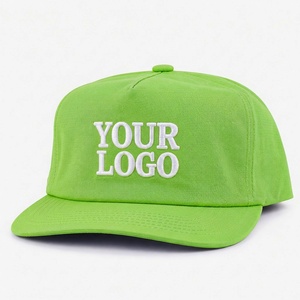 Casquette de baseball tendance urbaine non structurée à 5 panneaux avec broderie personnalisée, profil haut et devant carré - Product Image 4